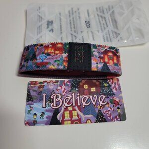 Zox I Believe Strap Bracelet Size Medium Christmas Xmas Reversible